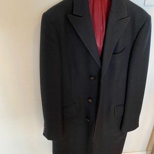 ETRO- 100% wool coat by Etro. Color: Black Size:38